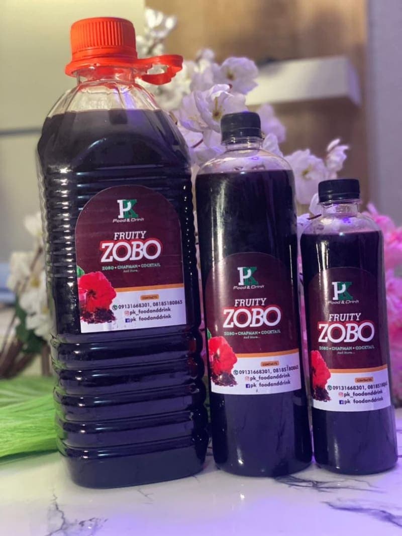 Fruity zobo and all kinds of fruit juice