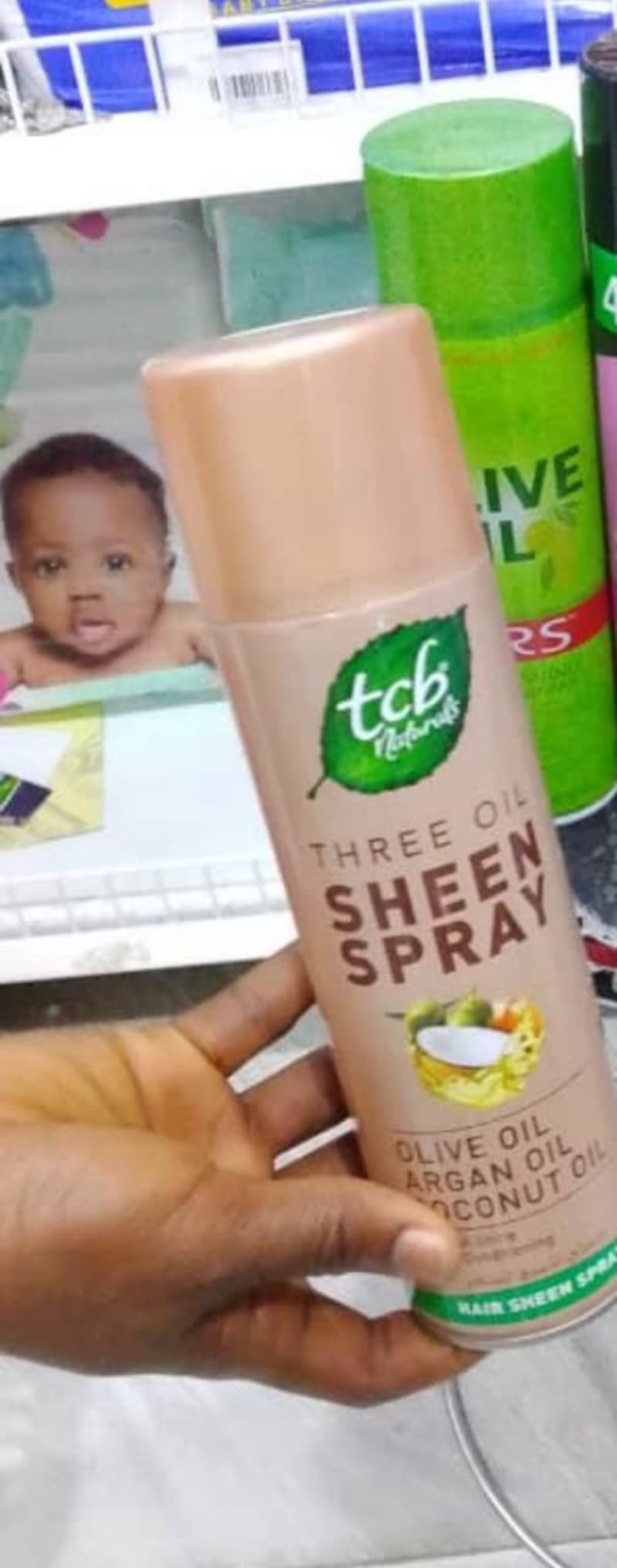Three Oil Sheen Spray
