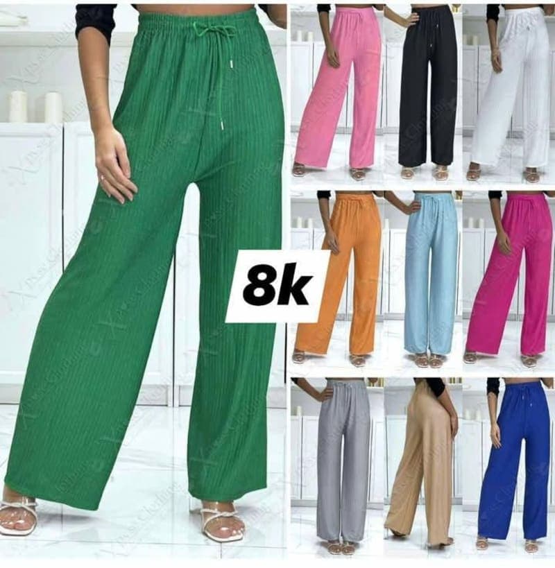 flowy, wide-leg pants