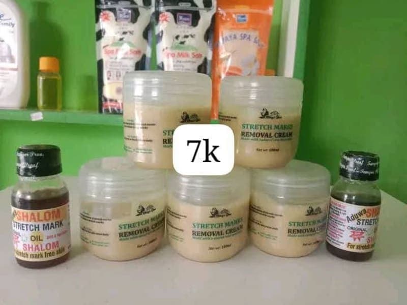 Stretch Mark Removal Cream and Oil