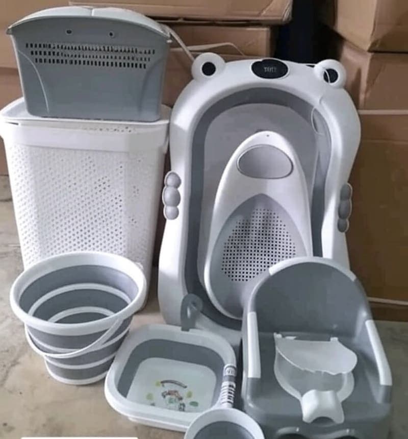 Baby Bath Set & Portable Bassinet