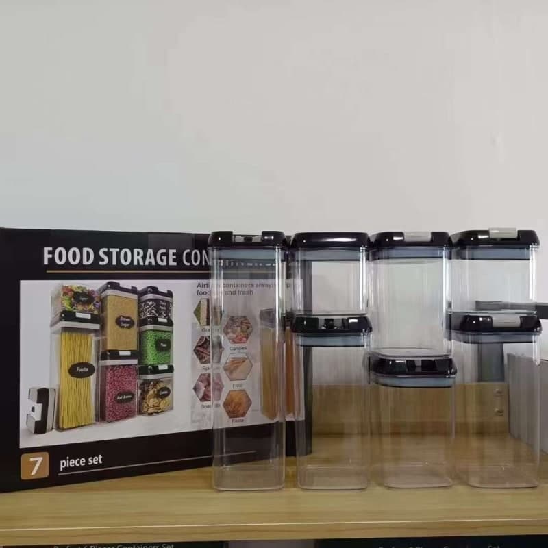 7pcs food storage container set