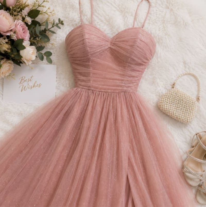 Burgundy Dress