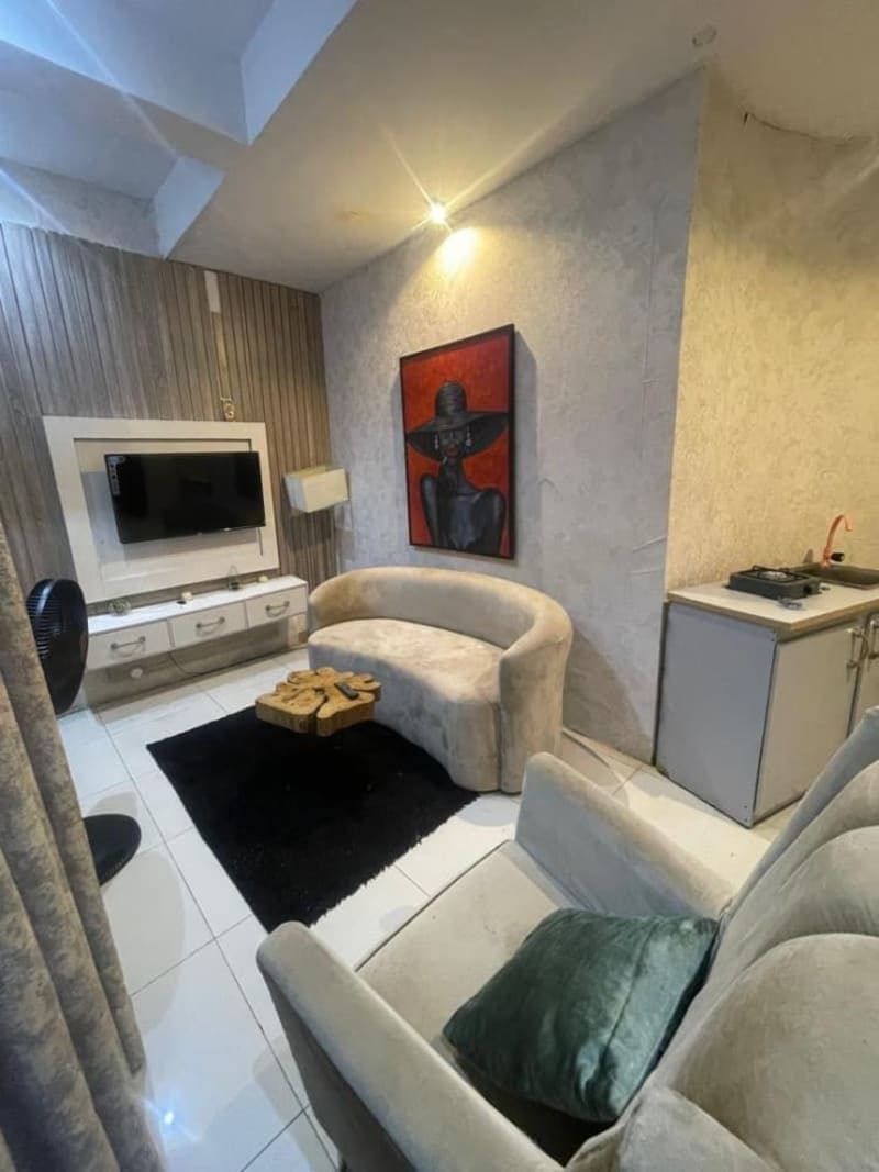 Furnished 1 bedroom flat for rent in Chevron Lekki