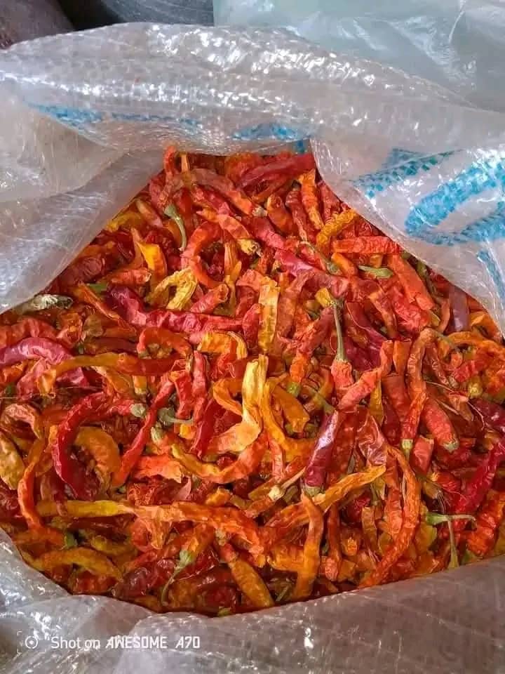 Foodstuffs e.g rice, beans, pepper etc.