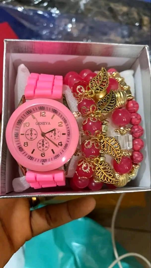Elegant Wristwatch & Bracelet Sets