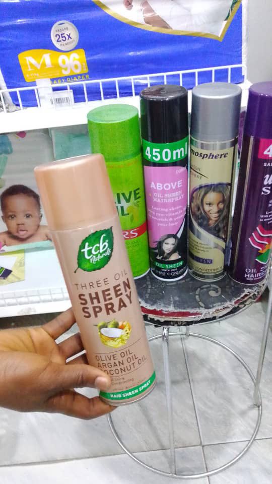 Three Oil Sheen Spray