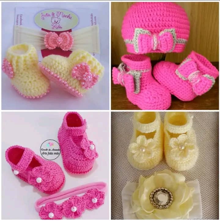knitted baby dresses