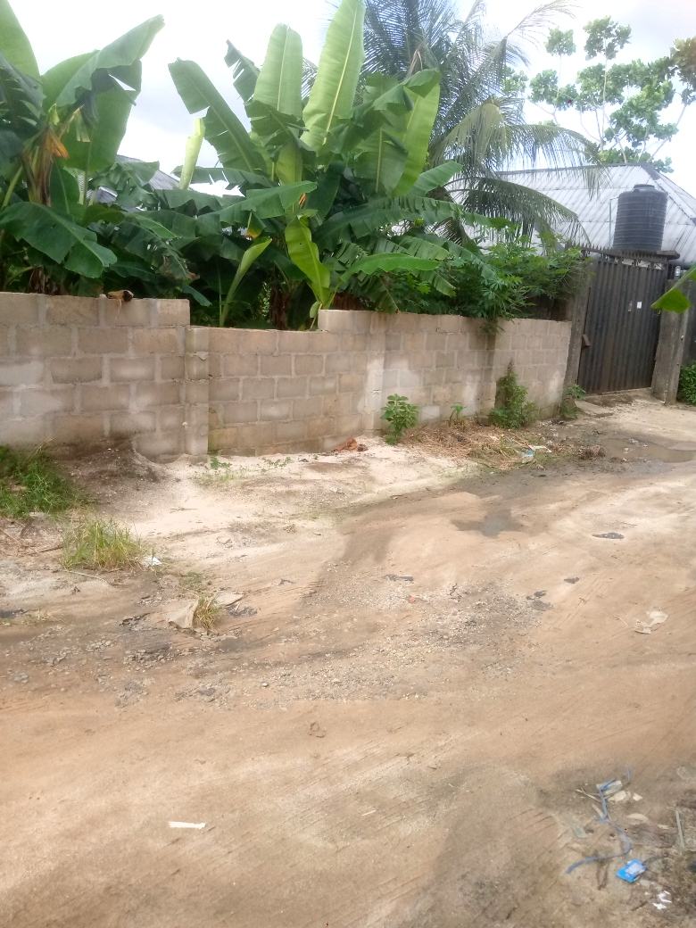 1 plot of land for sale at Eneka Ring road.