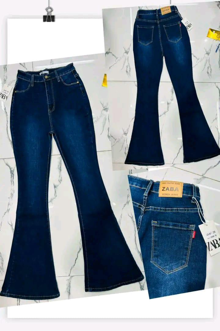 Distressed High-Waisted Jeans