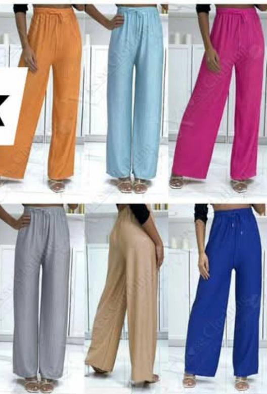 flowy, wide-leg pants